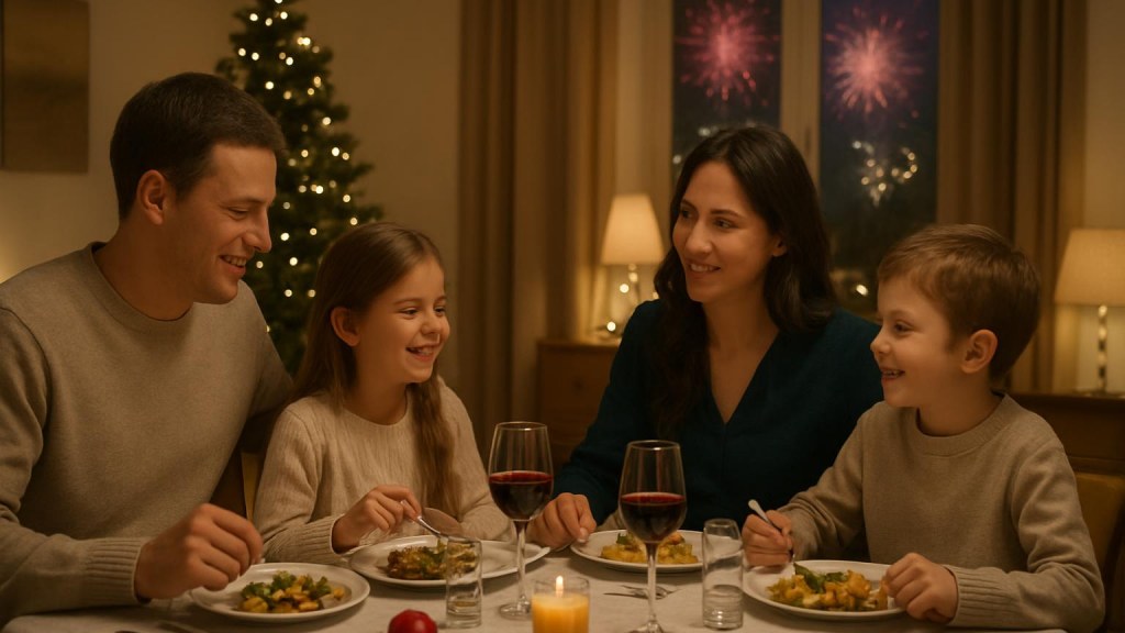 Capodanno con bambini a Bari: soggiorni, cena e attività per famiglie Famiglia con bambini in ambiente accogliente per Capodanno